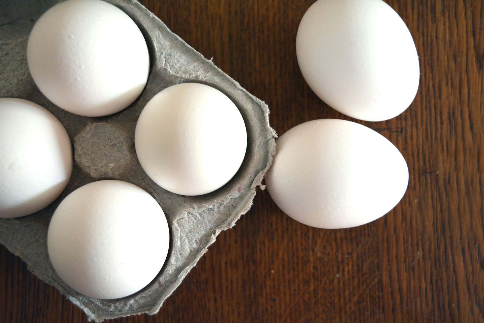 Eggs in a carton
